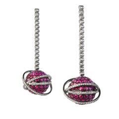 Rubies and Diamonds Valadier Dangle Earring