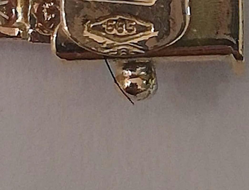 Rubies, Diamonds, 14 Karat Rose Gold Tennis Necklace. 1