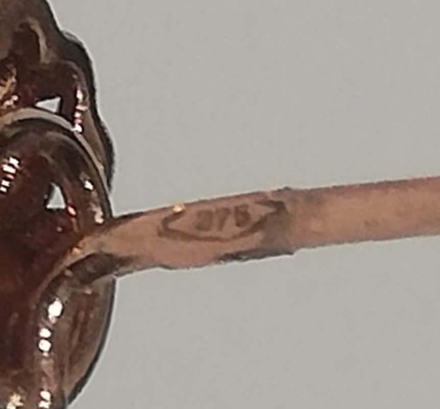 Rubini, diamanti, oro rosa e argento. in vendita 1