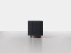 Rubik, Contenedor cúbico modular de fresno negro, Dainelli Studio para Somaschini, Italia