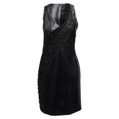 Rubin Singer Black Embellished Sleeveless Dress