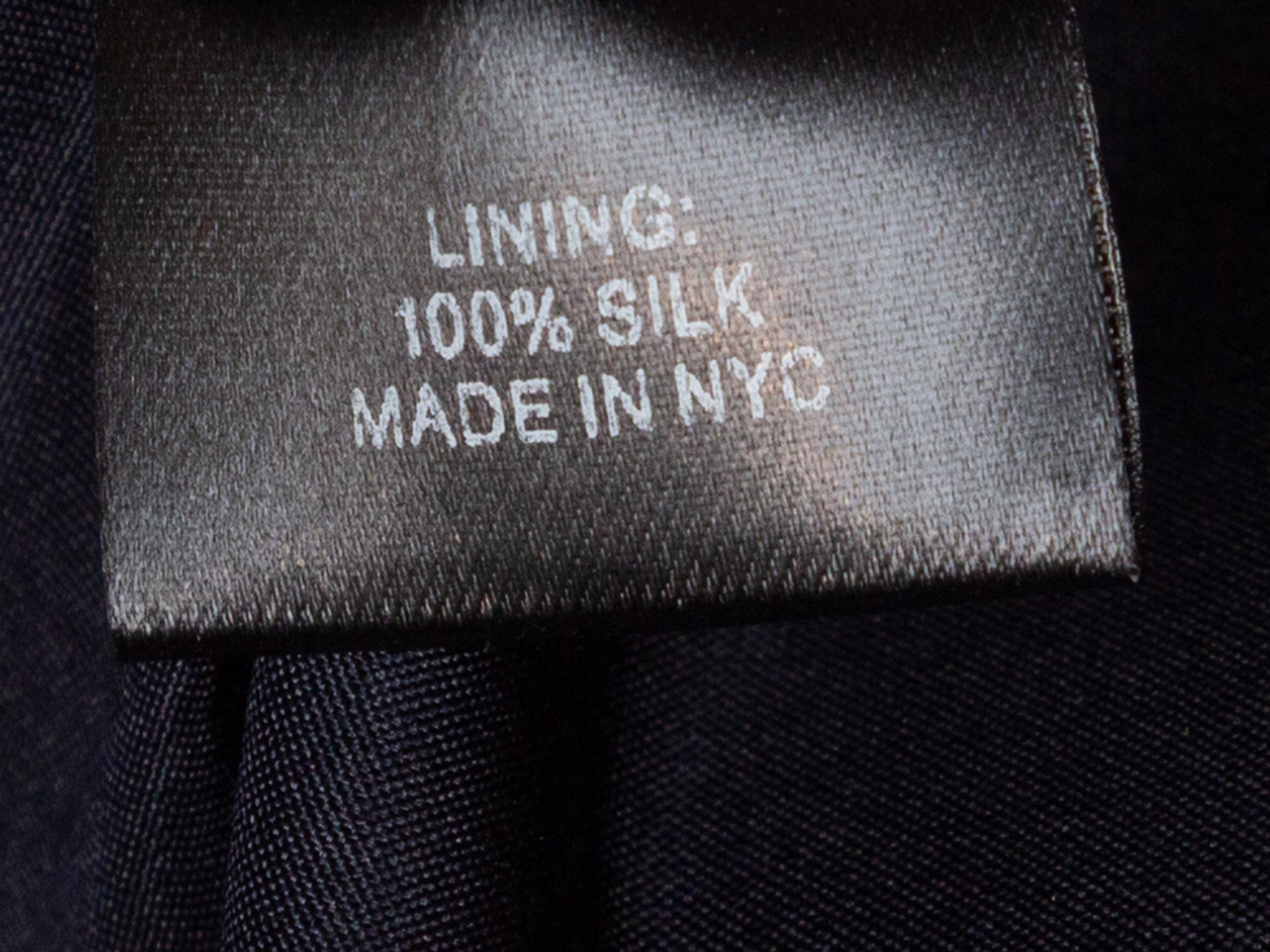 Black Rubin Singer Navy Wool & Silk-Blend Structured Jacket