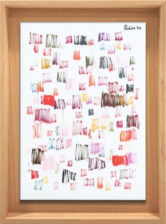 Contemporary Abstract Colorful Oil Painting on Linen Canvas