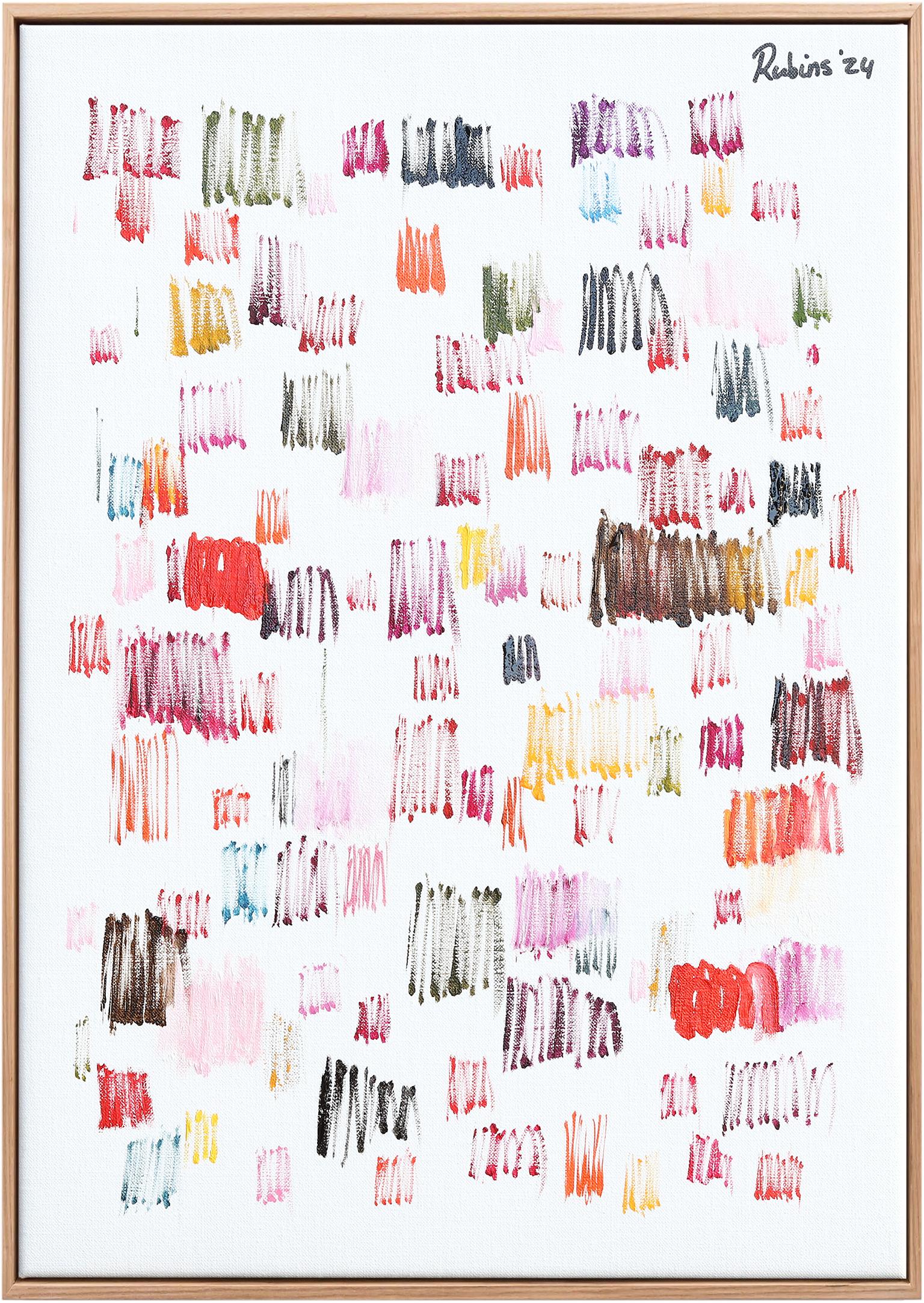 Rubins J. Spaans Equestrian Painting. Large Oil Painting on Unprimed