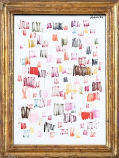 Contemporary Abstract Colorful Oil Painting on Linen Canvas