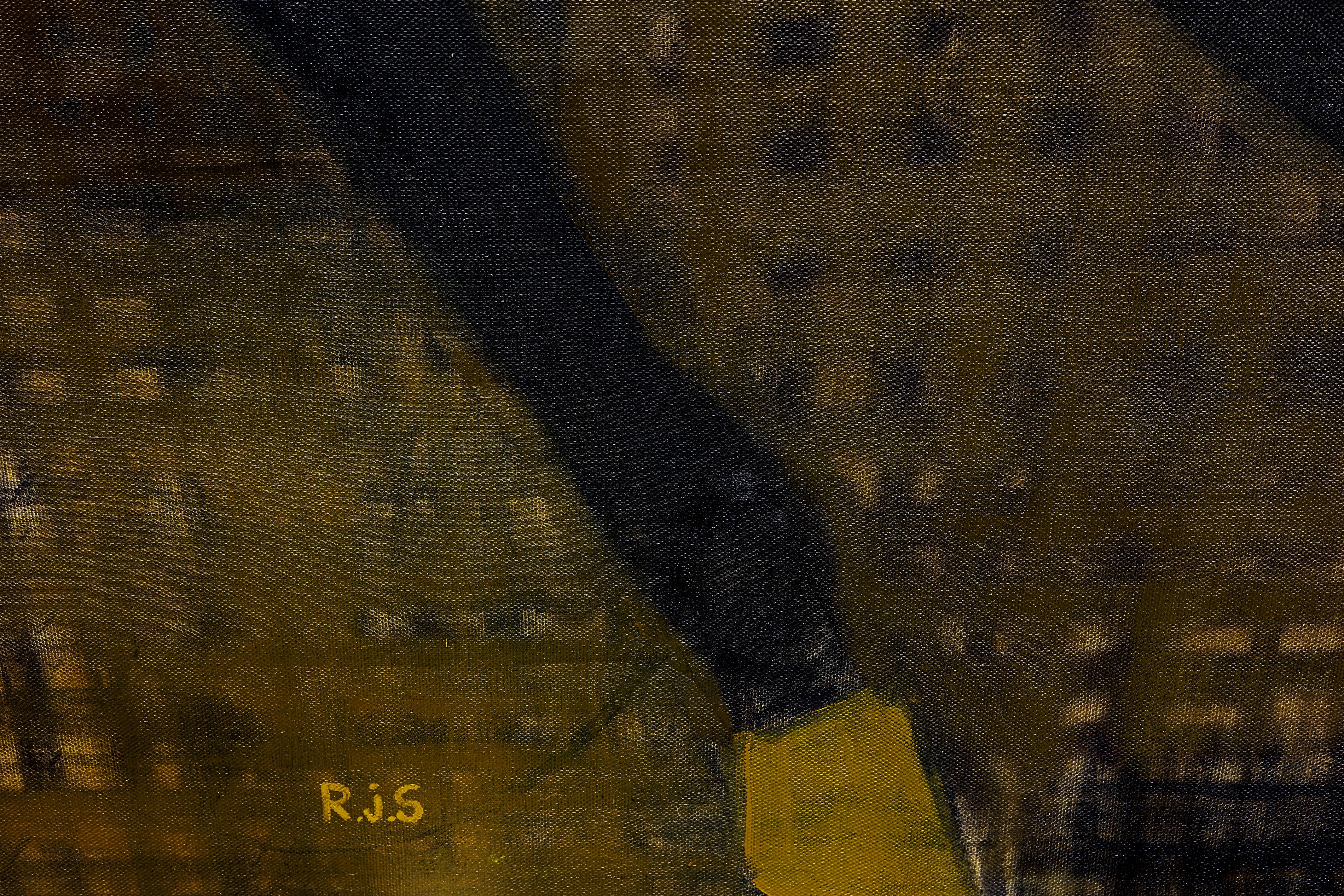 Ritratto equestre contemporaneo. Pittura ad olio di cavallo di grandi dimensioni 200 x 180 cm in vendita 8