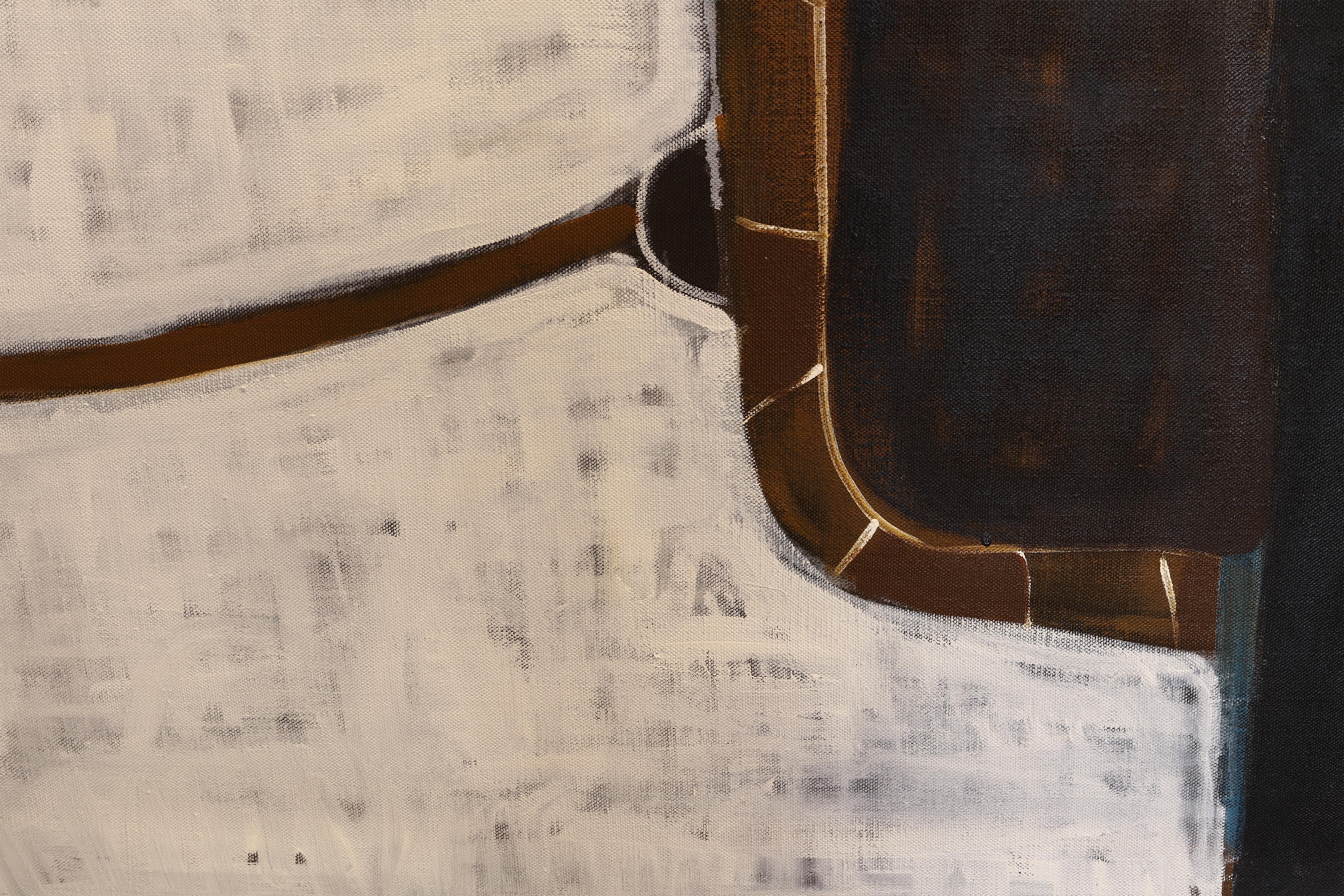 Zeitgenössisches großes Ölgemälde eines Pferdes. Pferd Ölgemälde 200 x 250 cm im Angebot 6