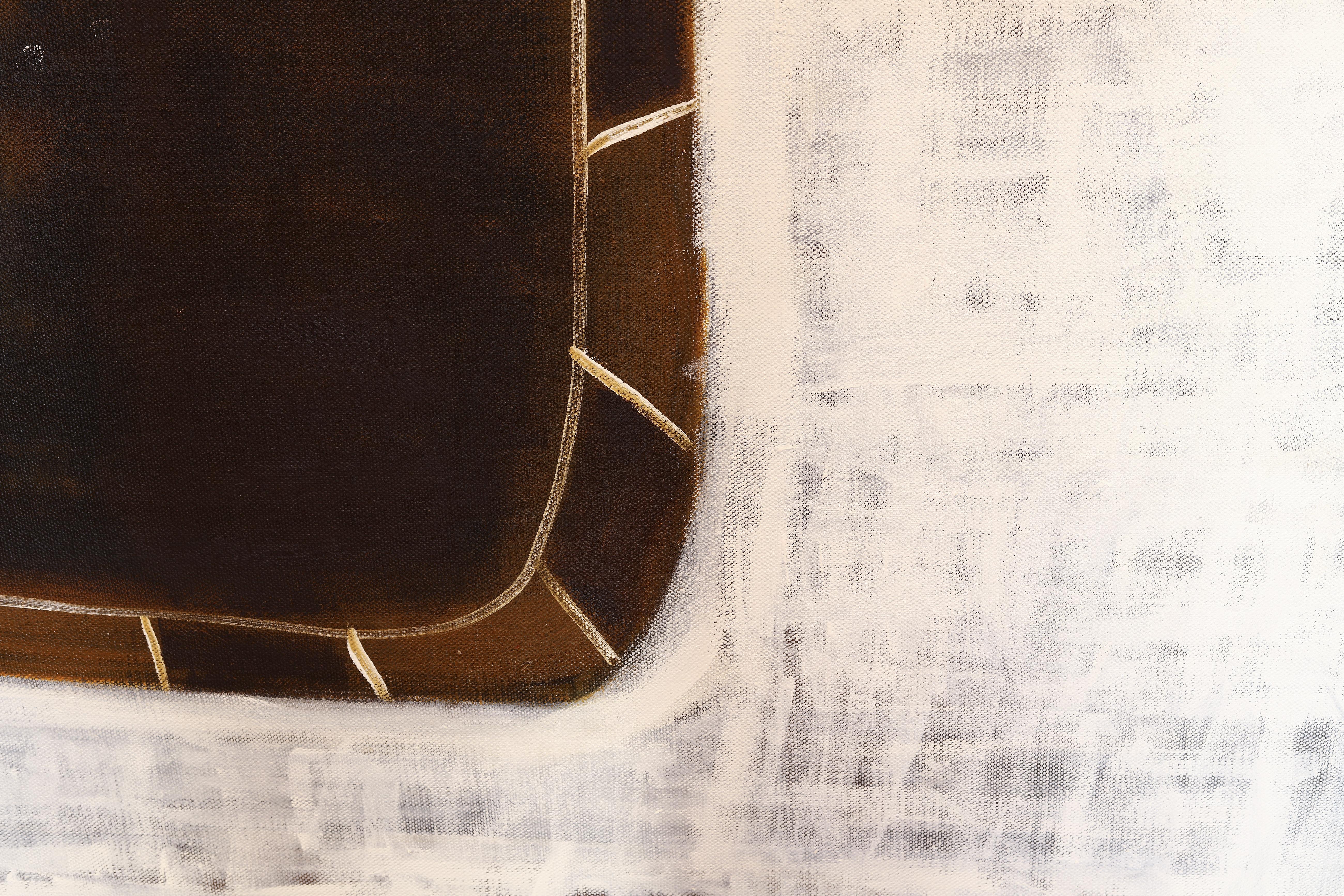 Zeitgenössisches großes Ölgemälde eines Pferdes. Pferd Ölgemälde 200 x 250 cm im Angebot 7