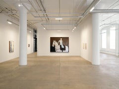 Pittura a olio equestre contemporanea di grandi dimensioni. Pittura a olio di cavallo 200 x 250 cm