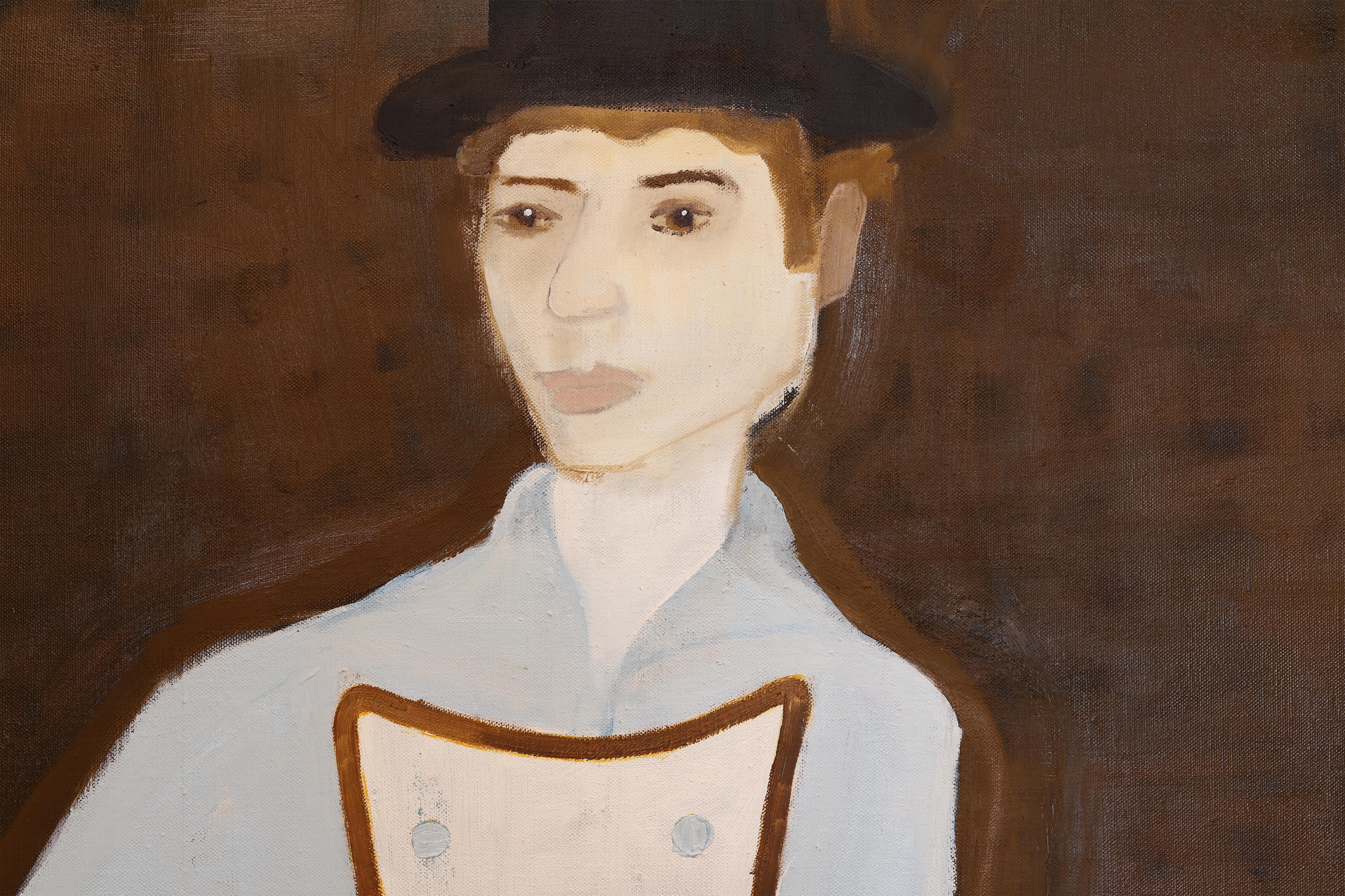Zeitgenössisches großes Ölgemälde eines Pferdes. Pferd Ölgemälde 200 x 250 cm im Angebot 2