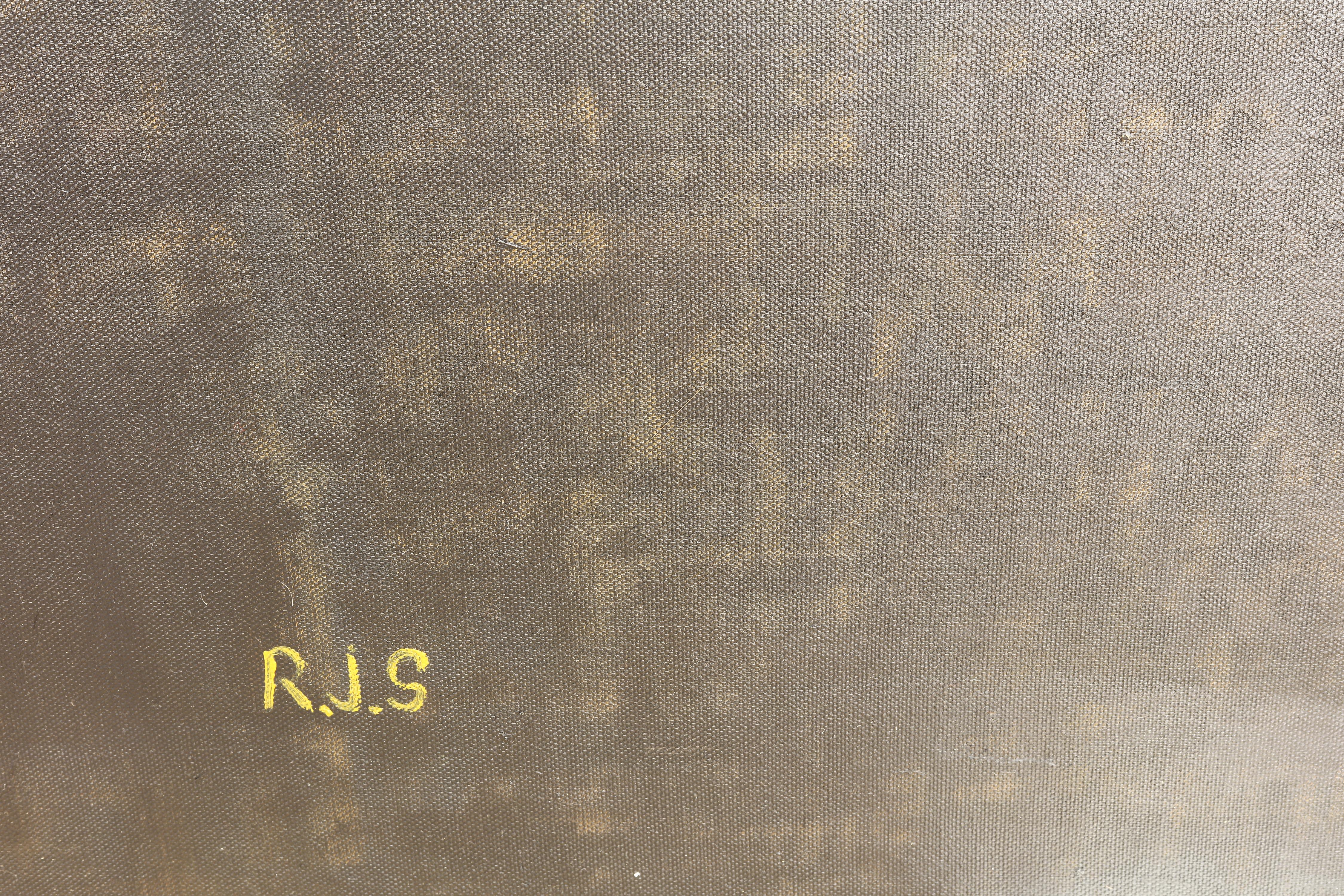 Contemporary Large Horse Painting. Figurative Oil Painting on Belgium Linen For Sale 5