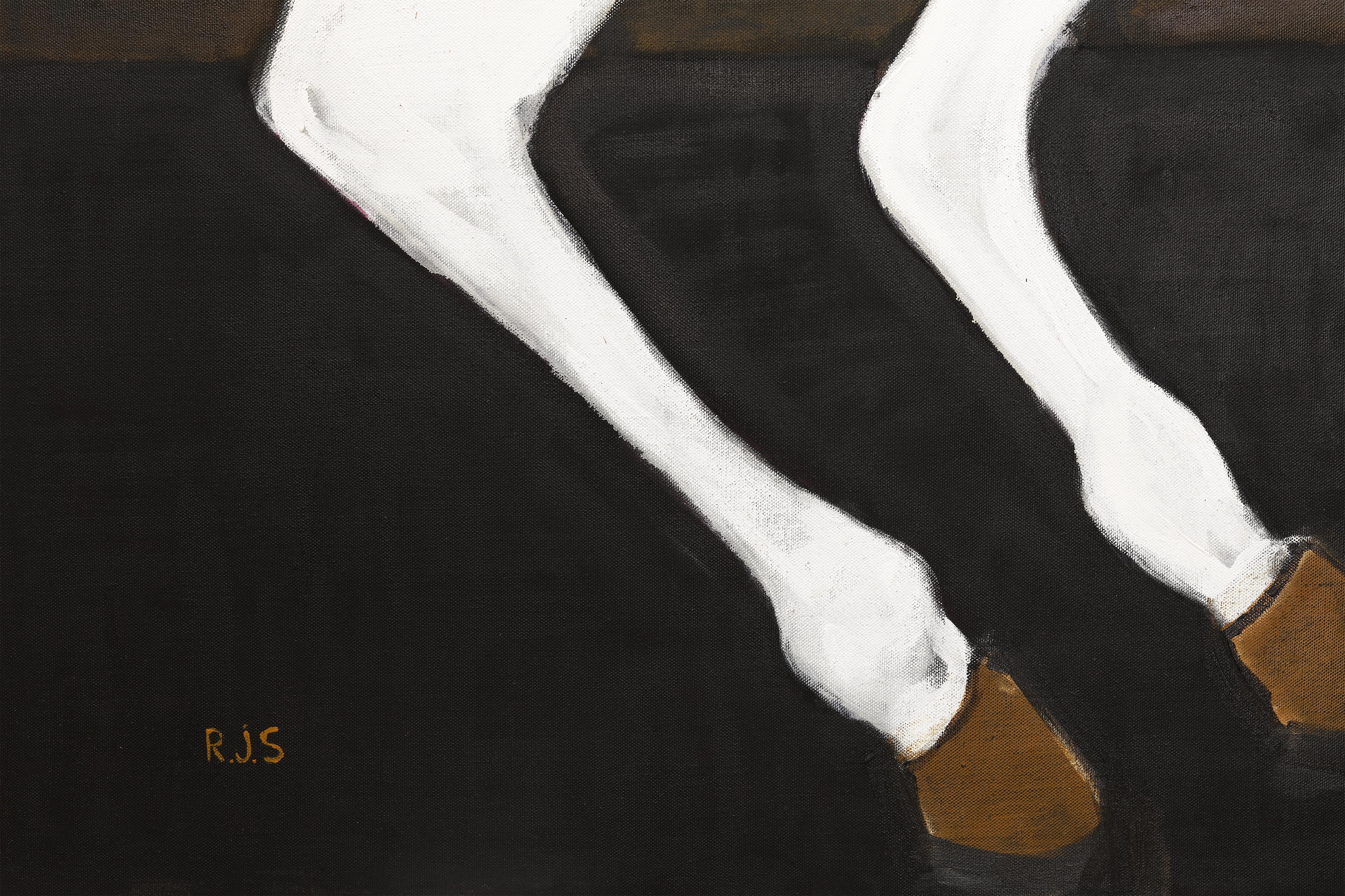 Pintura Ecuestre. Caballo Pintura al óleo sobre lienzo belga sin imprimar 200 x 180 cm en venta 4