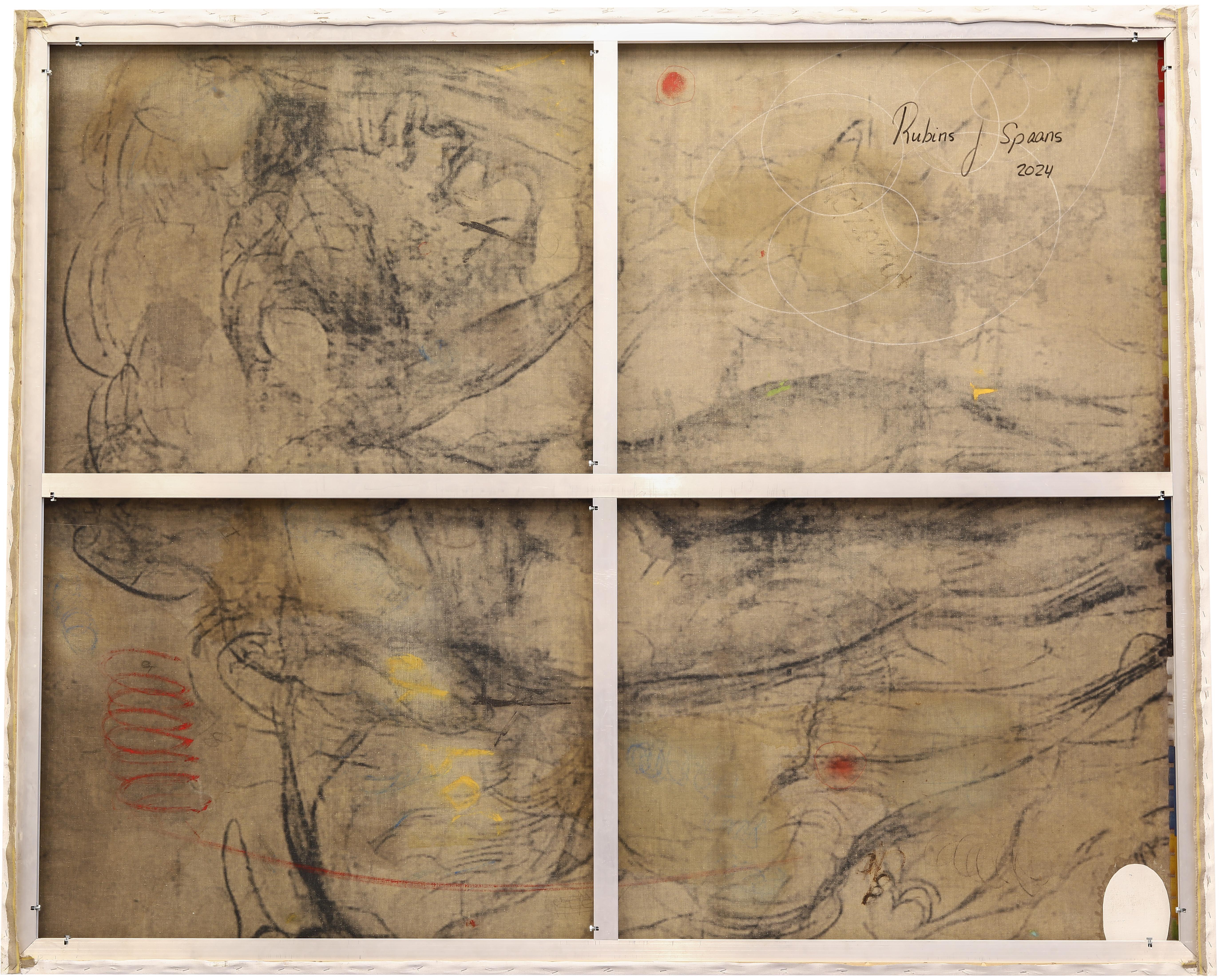 Große abstrakte Contemporary Ölgemälde auf Leinen Leinwand. 170 x 210 cm 3