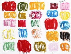 Large Contemporary Abstract Oil Painting. Colorful Artwork. 160 x 210 cm