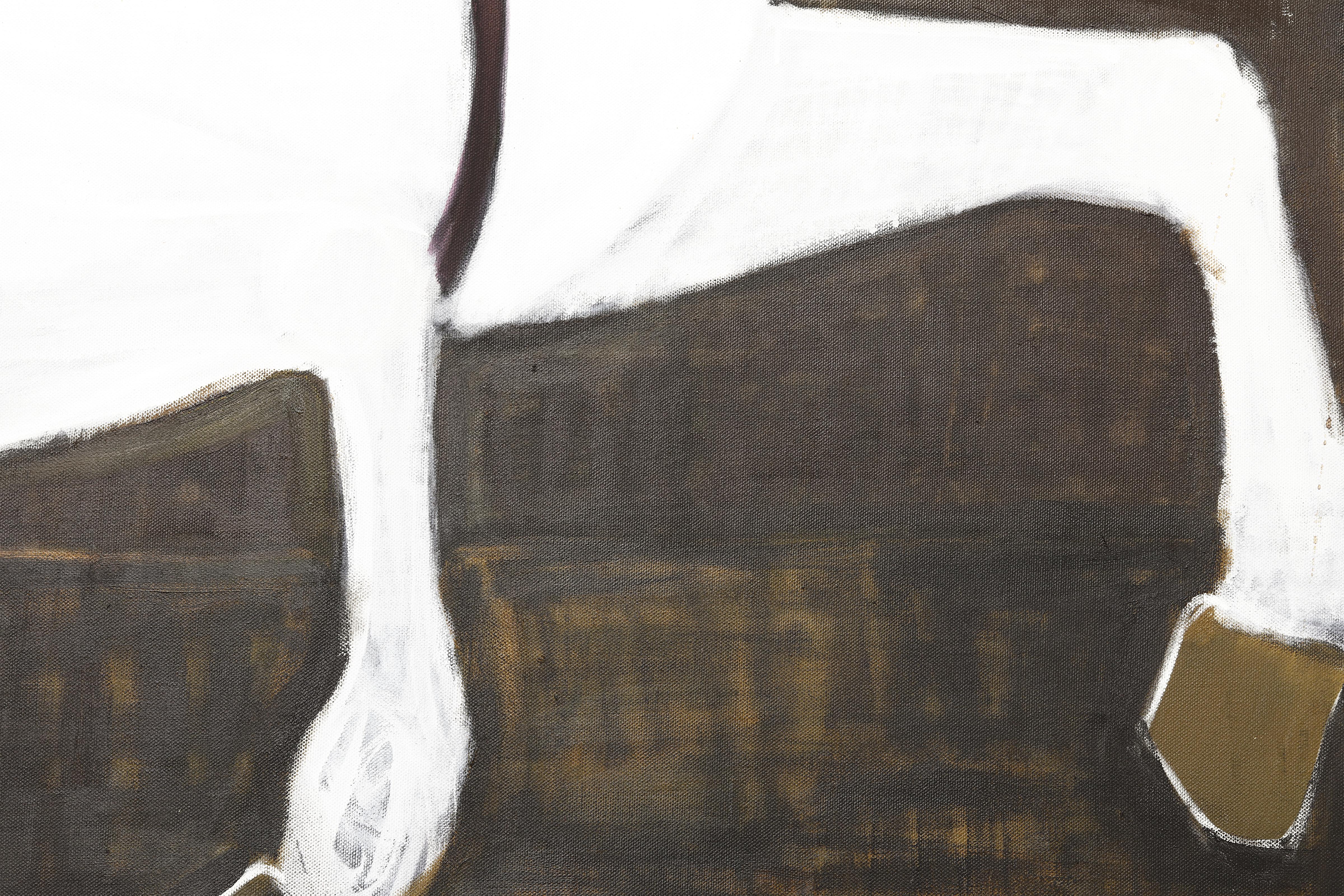 Gran cuadro al óleo ecuestre contemporáneo. Caballo Pintura 200 x 180 cm en venta 6