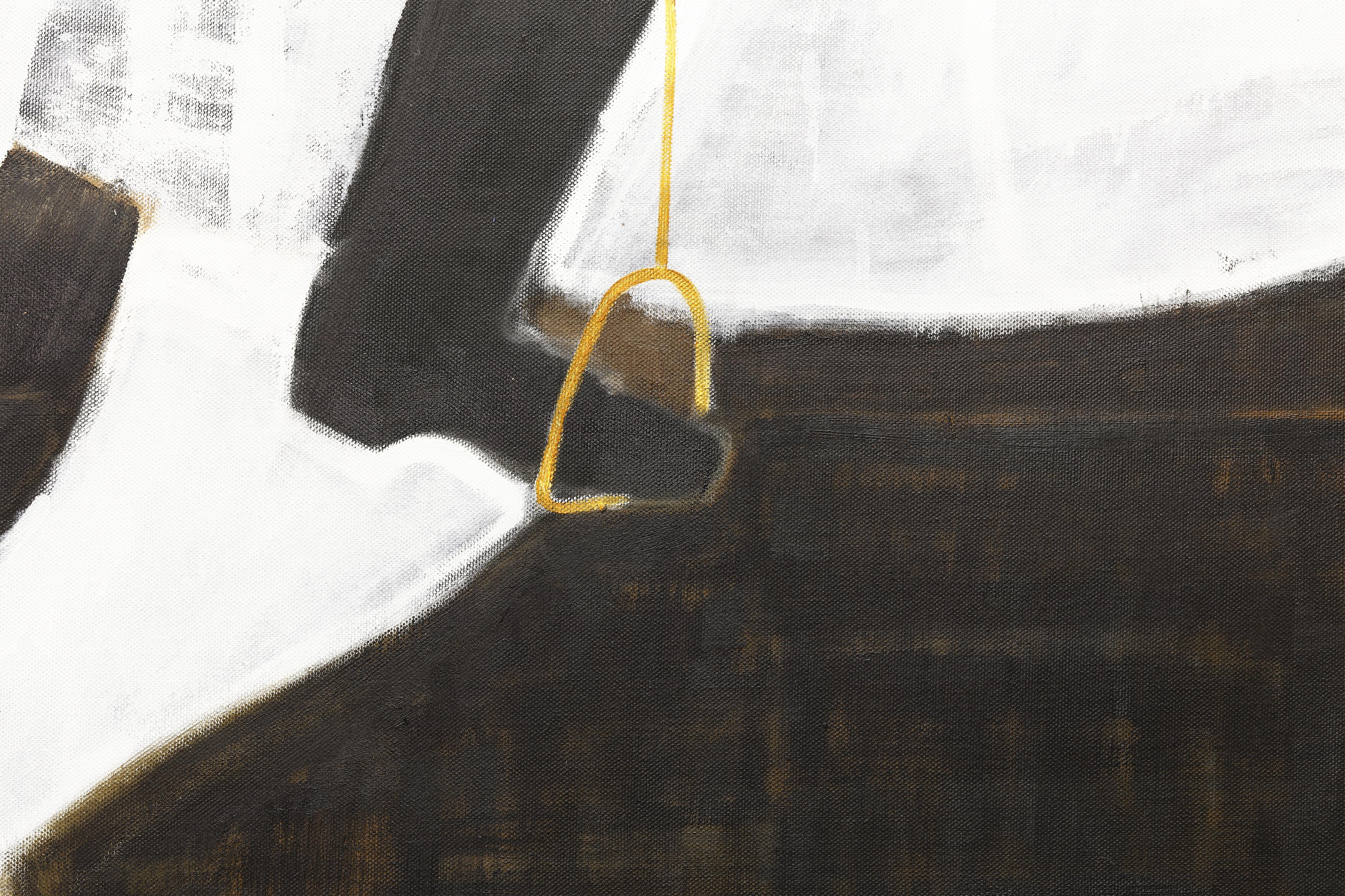 Gran cuadro al óleo ecuestre contemporáneo. Caballo Pintura 200 x 180 cm en venta 8