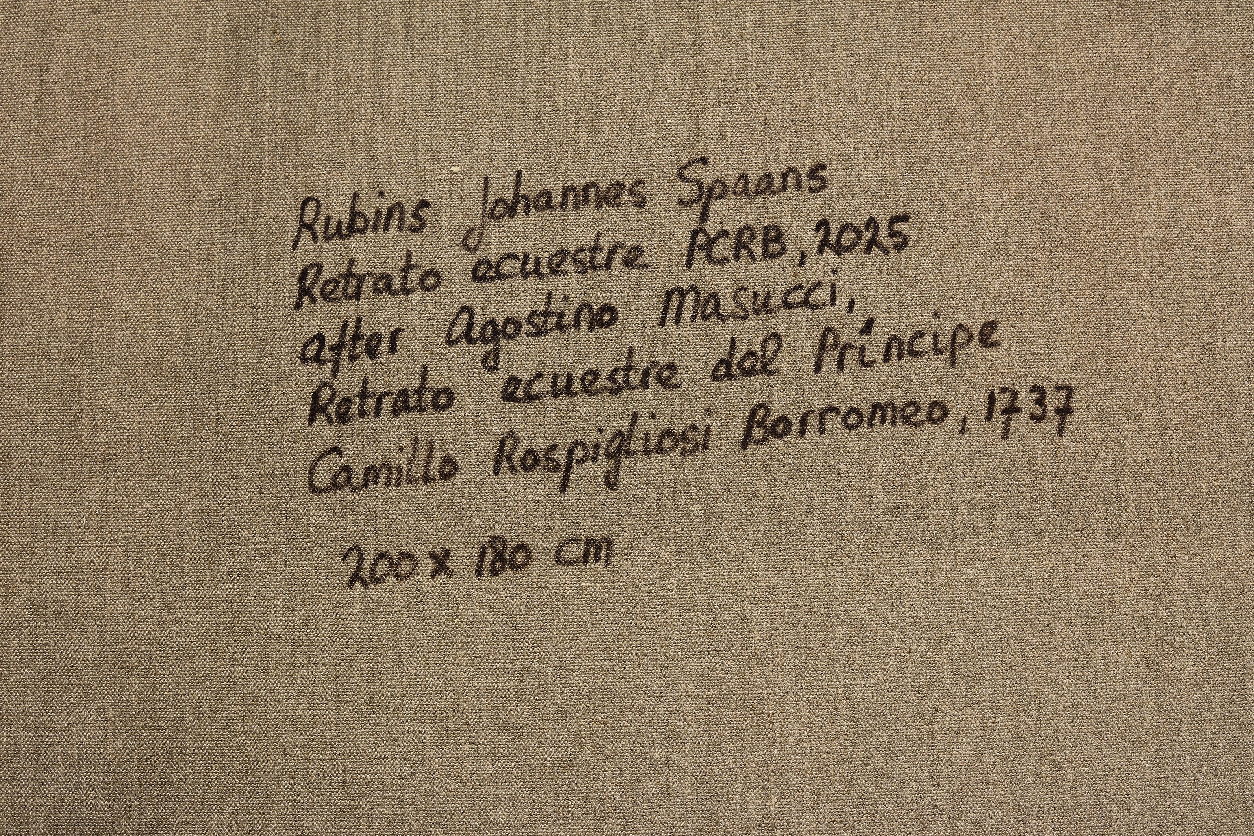 Großes zeitgenössisches Reiterporträt. Pferd Ölgemälde 200 x 180 cm im Angebot 3