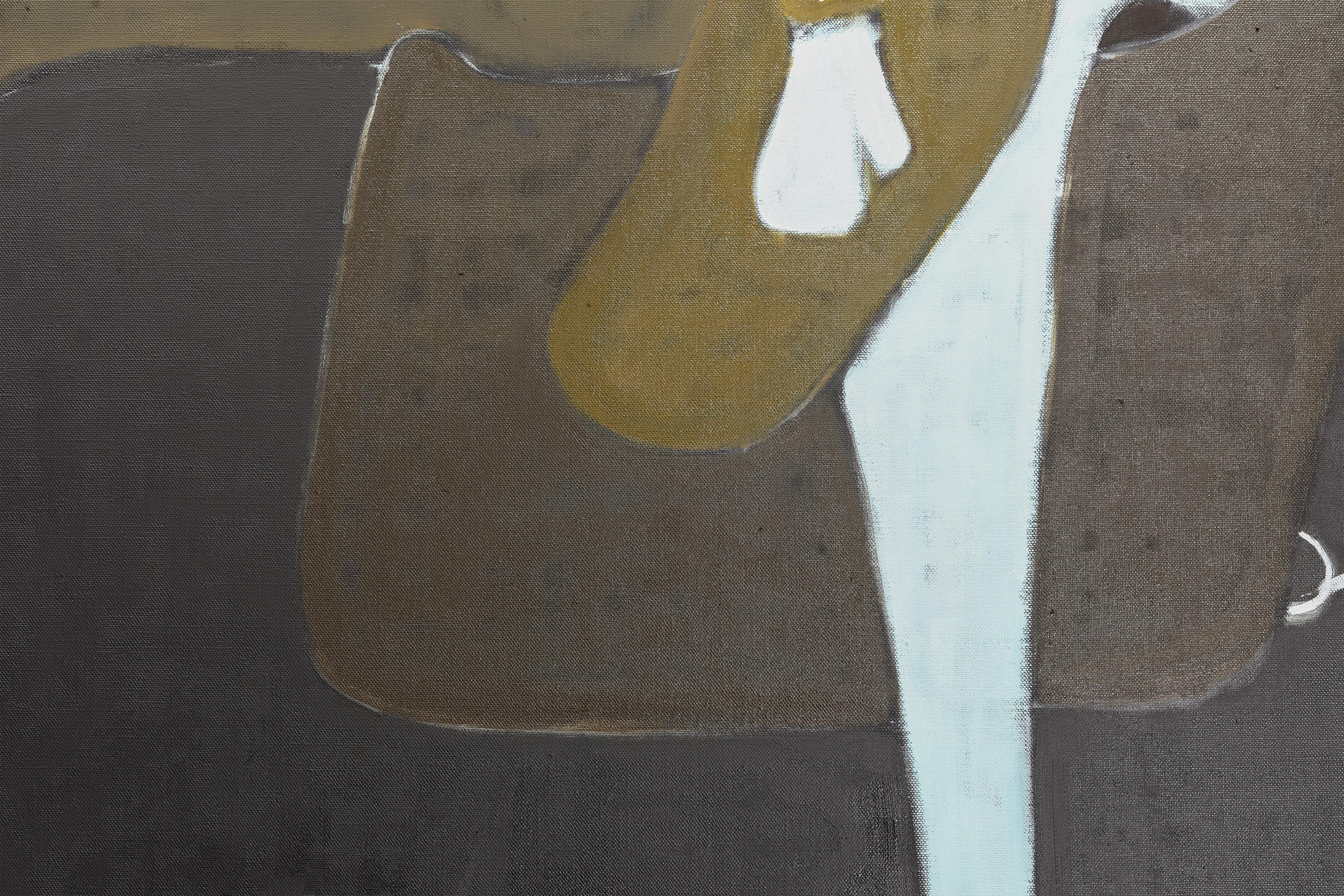 Großes zeitgenössisches Reiterporträt. Pferd Ölgemälde 200 x 180 cm im Angebot 4