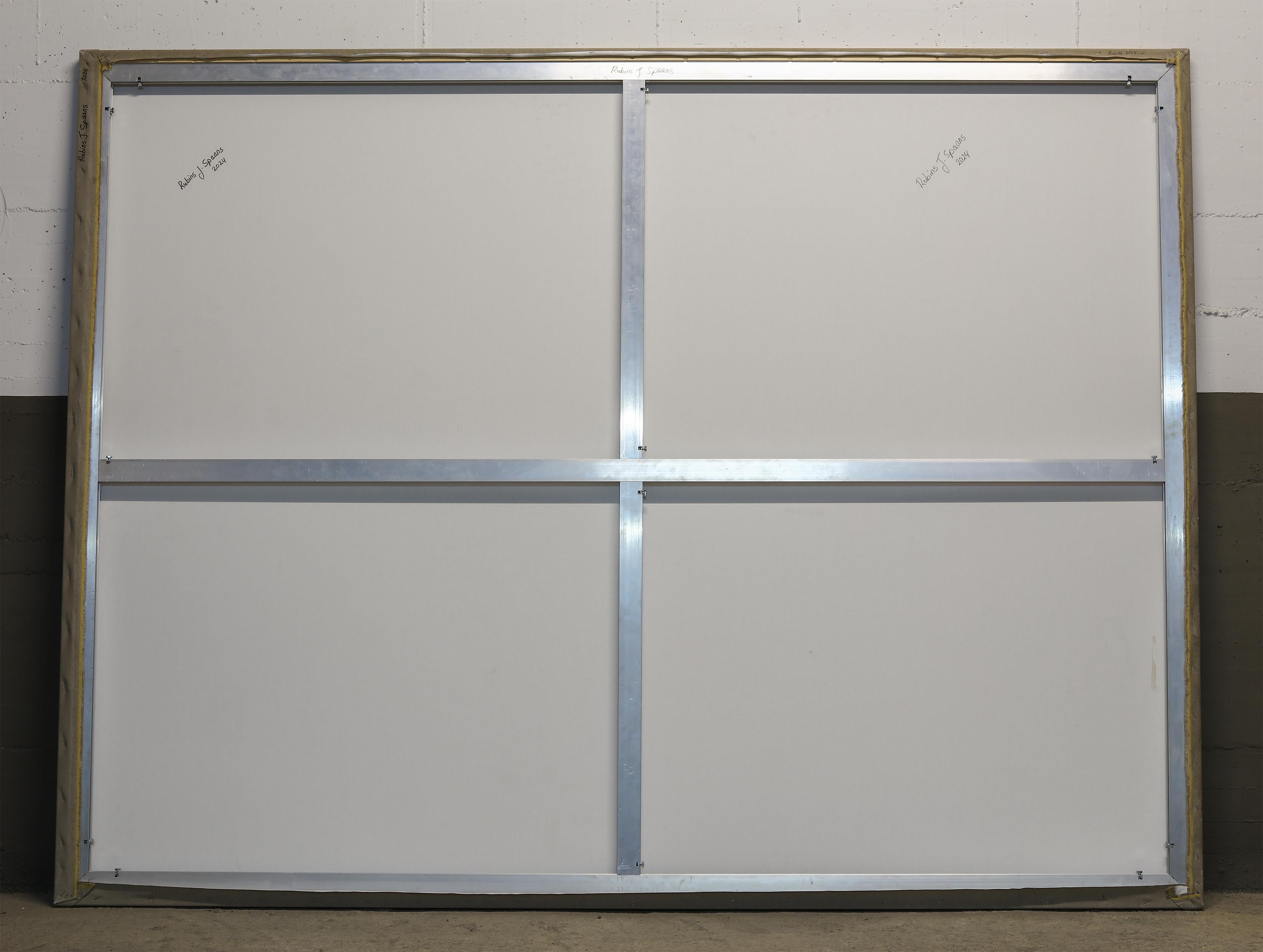 Gran pintura al óleo figurativa contemporánea. Pintura sobre lino belga sin imprimar 1