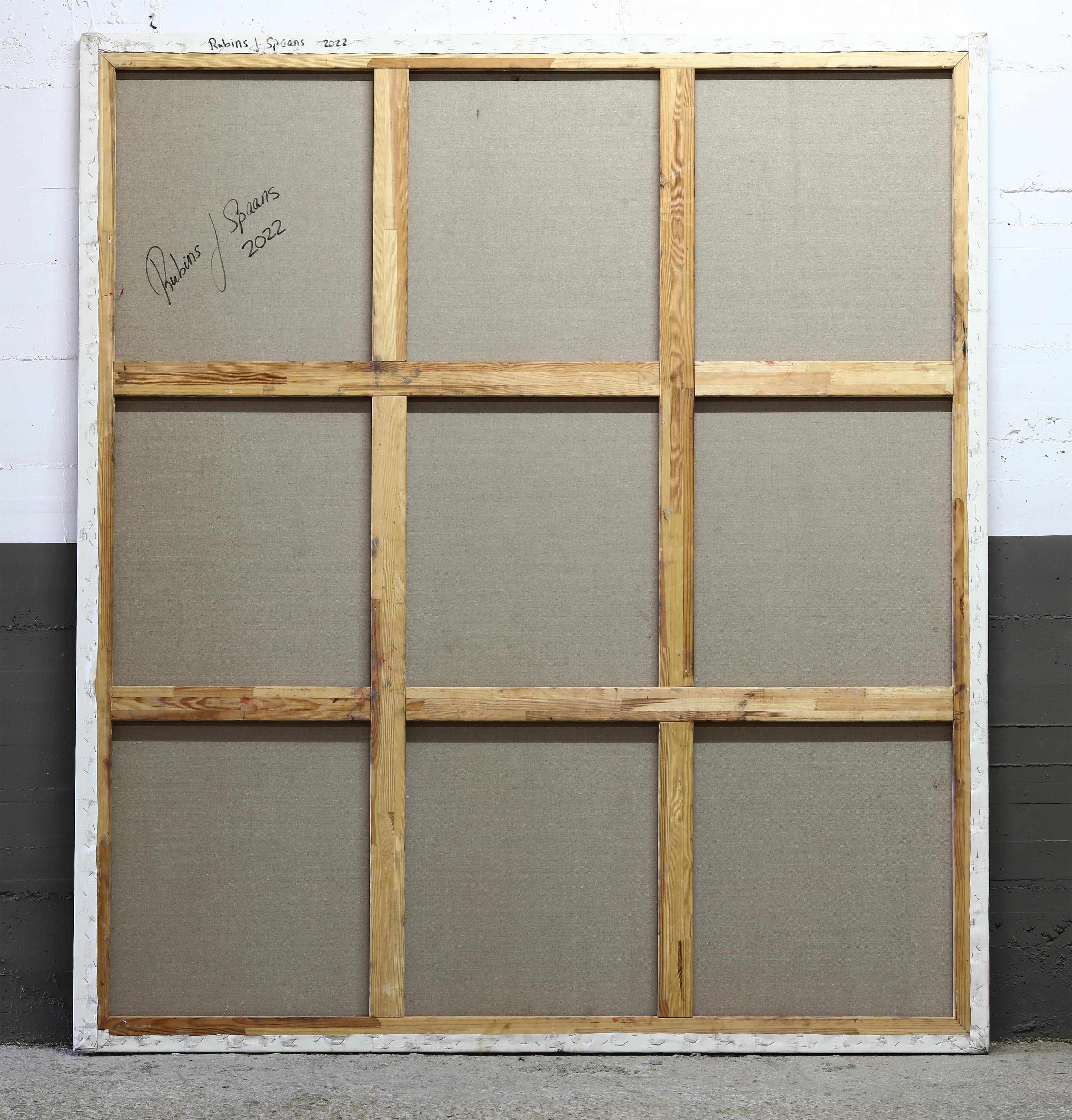 Grande dipinto a olio di cavallo contemporaneo. 190 x 170 cm 1