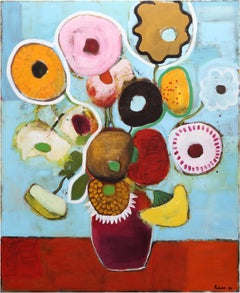 Großes Contemporary Sonnenblumen Ölgemälde (nach Vincent van Gogh) 220 x 180 cm