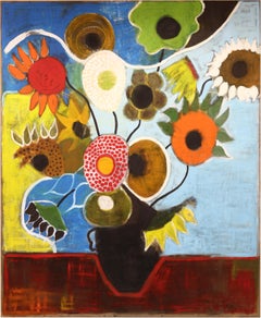Large Sunflowers Oil Painting 2025 (After Vincent van Gogh) 220 x 180 cm
