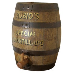 Botte di Sherry Amontillado speciale Oak Top Bar di RUBIO   Un pezzo di bell'aspetto