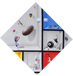 Dipinto di Ruben Alpizar: dalla serie “The Great Game”