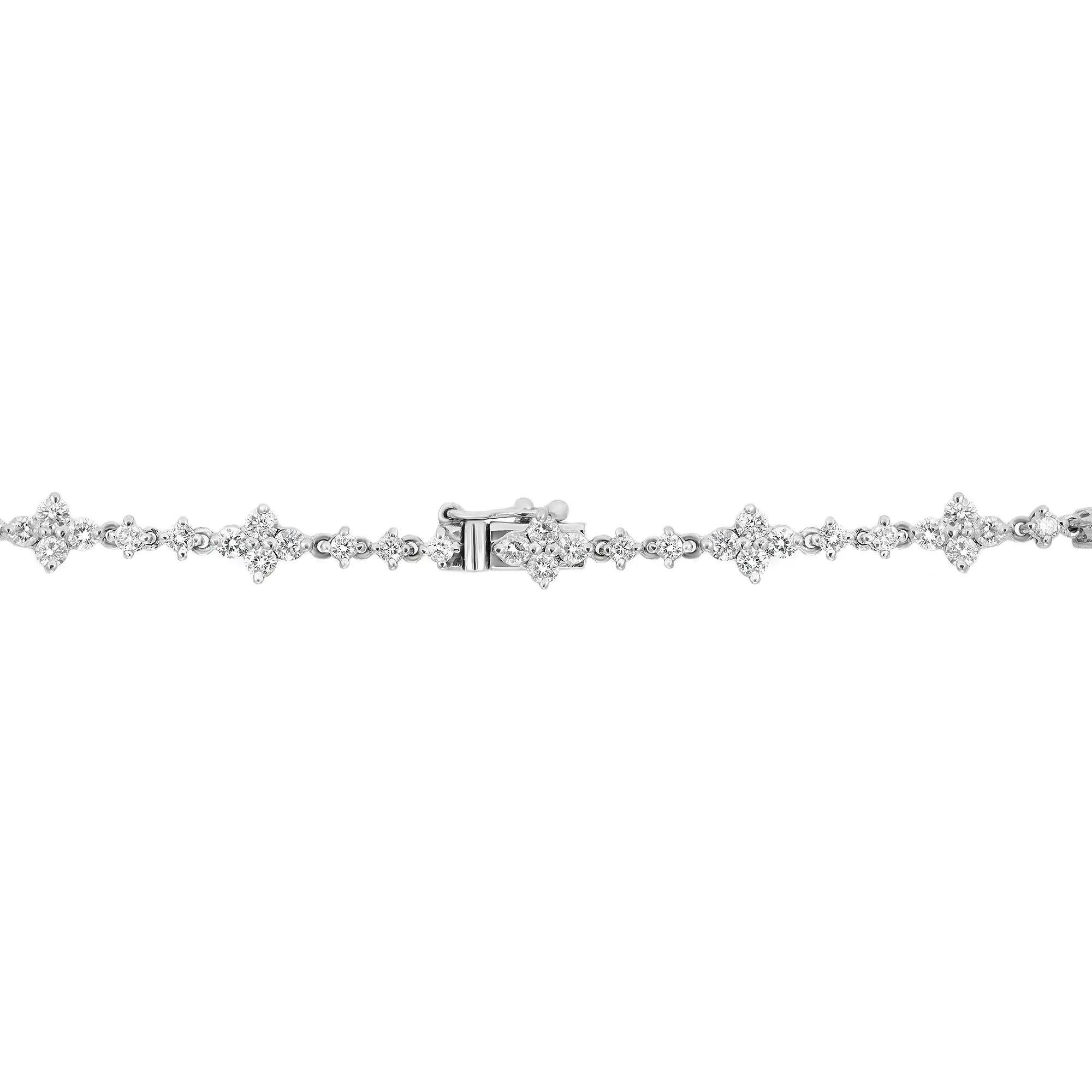 Collar con Rubí 14.22Cttw y Diamante 21.05Cttw Oro Blanco 18K en Excelente estado para la venta en New York, NY