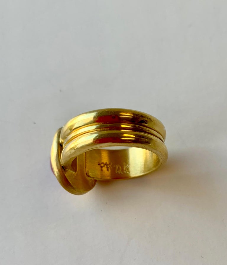 Ruby 22 Karat Gold Yellow Gold Ring at 1stDibs 22 karat gold rings, 22 karat ring