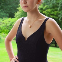 Ruby and Black Diamond 'Hans The Hedgehog' Boucheron Pendant in 18 Karat Gold