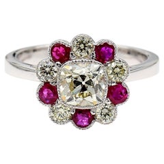 Ruby and Diamond 18K Gold Ring