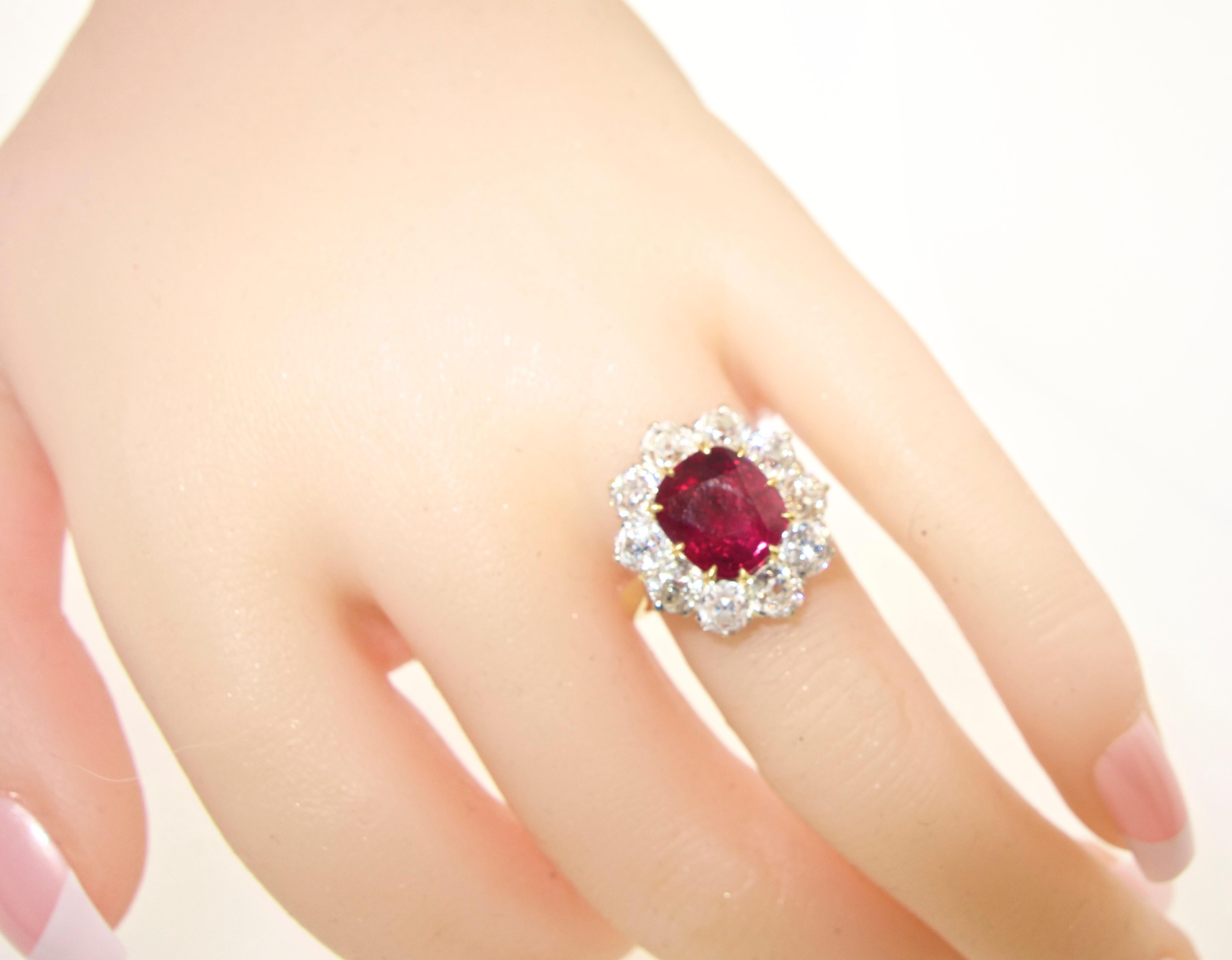 Ruby and Diamond Antique Ring 2