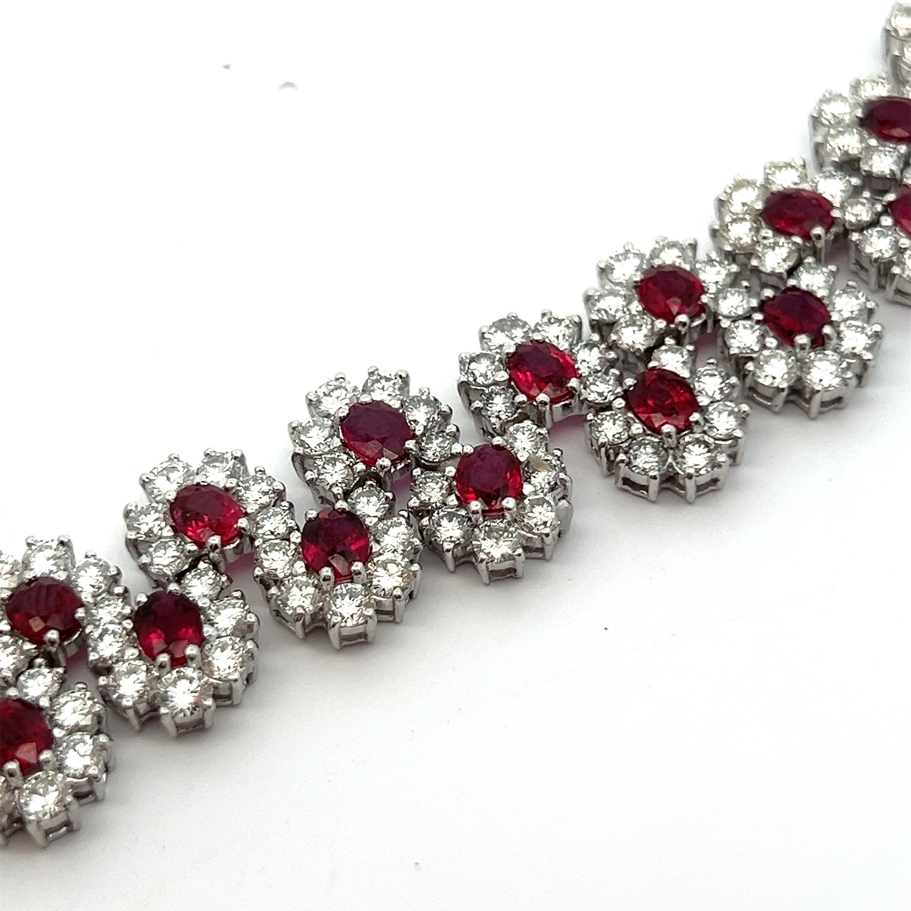 Ruby and Diamond Bracelet For Sale 1