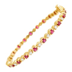 Ruby and Diamond Bracelet