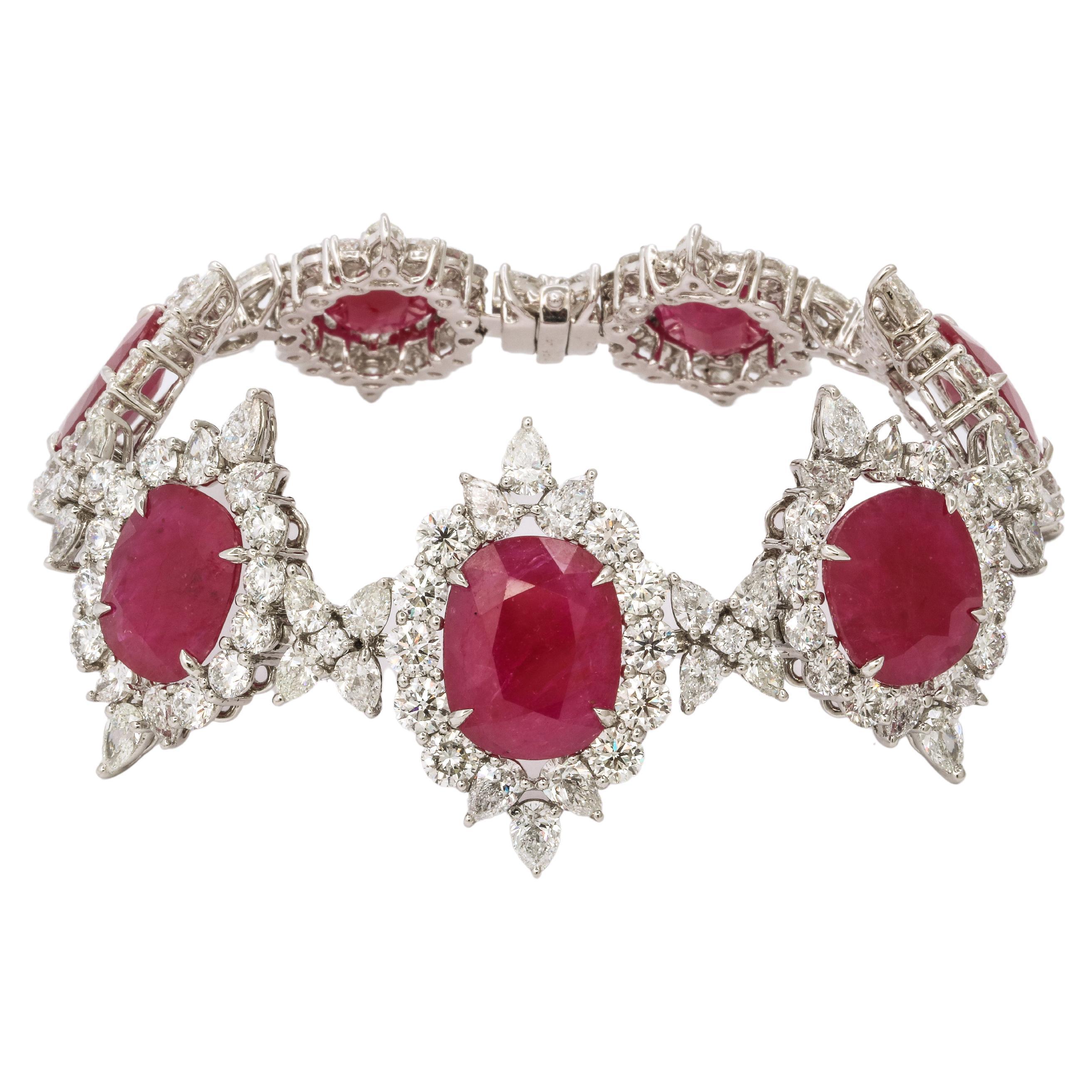 Ruby and Diamond Bracelet