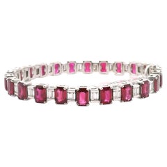 Rubin und Diamant Armband