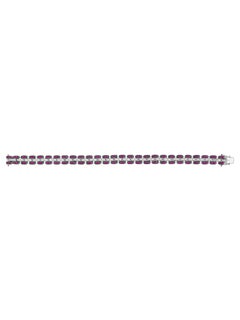 Bracelet en or 18 carats avec rubis et diamants