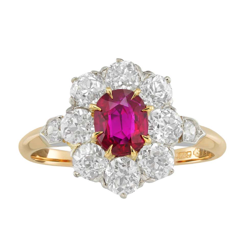 Antique Ruby Rings - 9,910 For Sale at 1stDibs | antique ruby rings ...