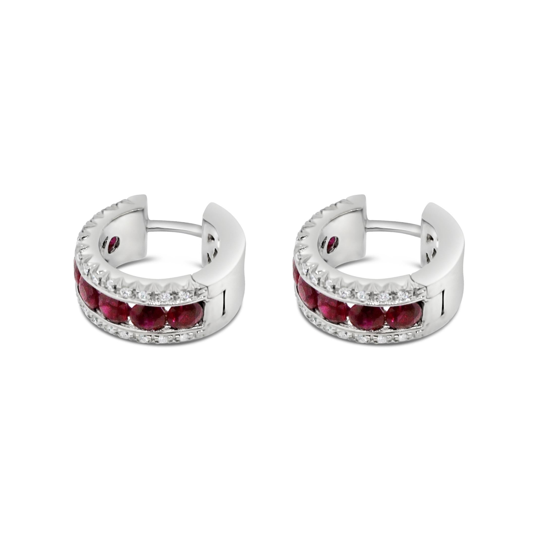 Oro bianco 18k
Diamante: 0.15 ct twd
Rubino: 1,40 ctw
Larghezza: 15 mm
Lunghezza: 0,50 pollici