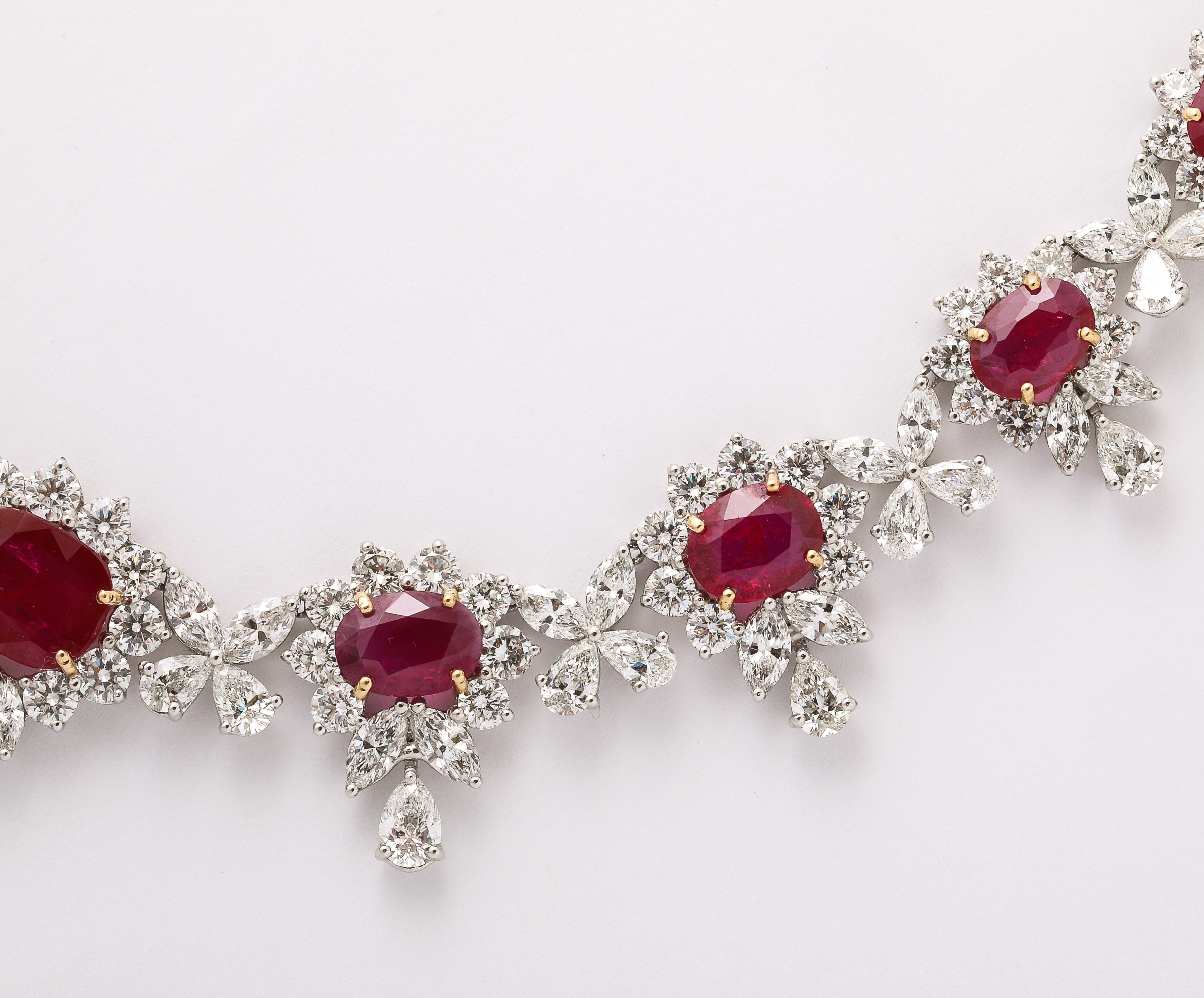Collana di rubini e diamanti In condizioni Nuovo in vendita a New York, NY