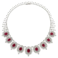 Ruby and Diamond Necklace