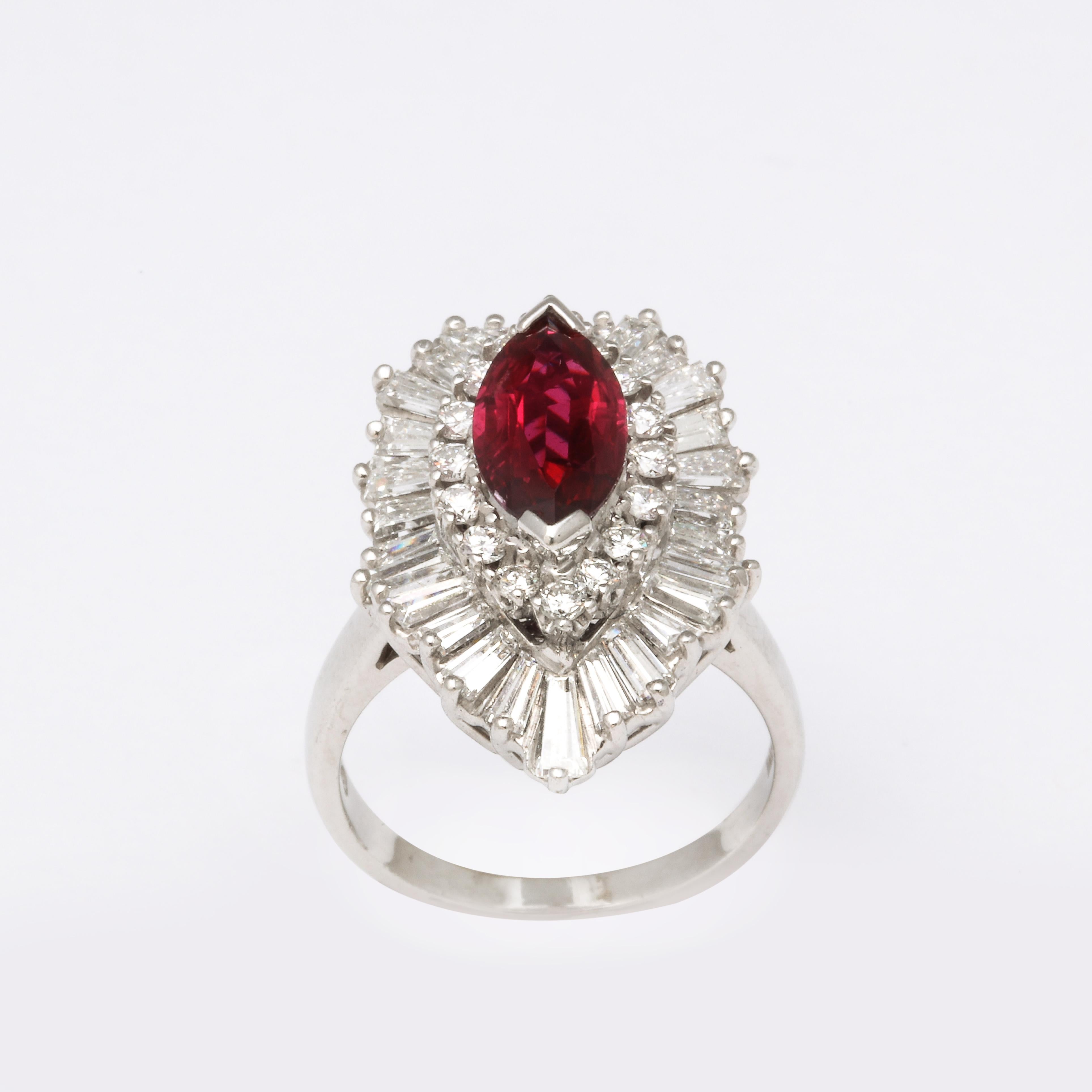 Ruby and Diamond Ring and Pendant For Sale 5