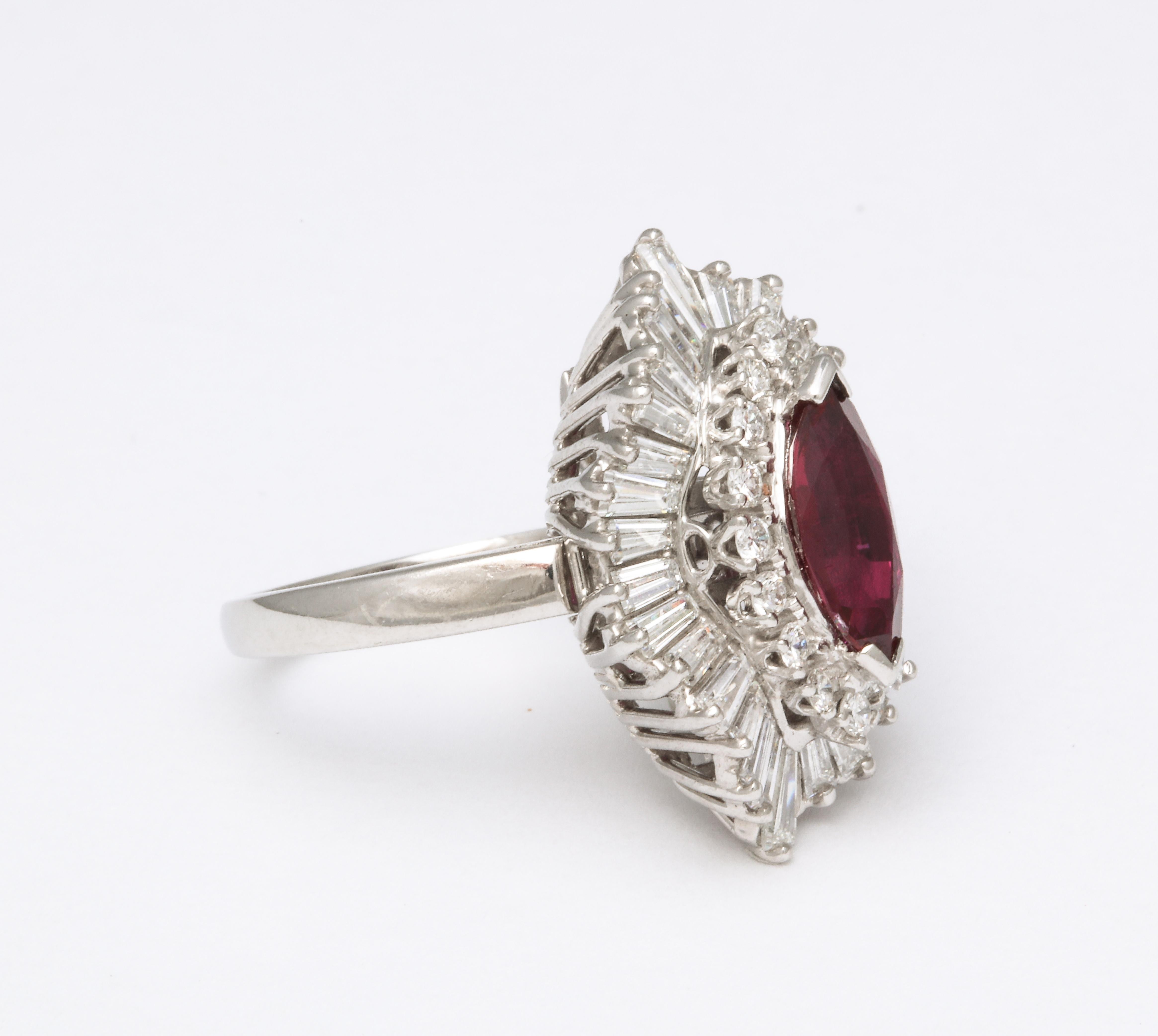 Ruby and Diamond Ring and Pendant For Sale 3