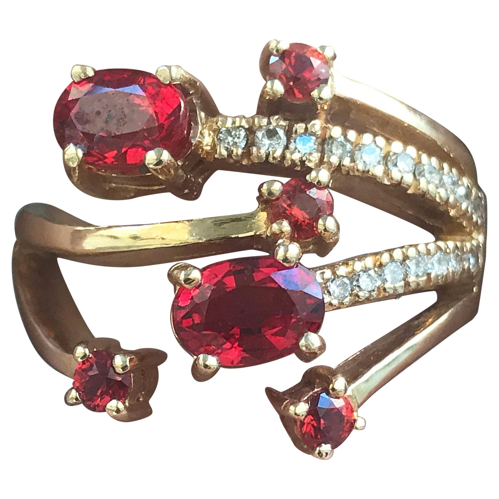 Ruby and Diamond Ring, Ben Dannie For Sale