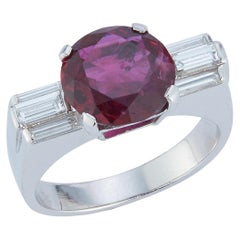 Used Ruby and Diamond Ring