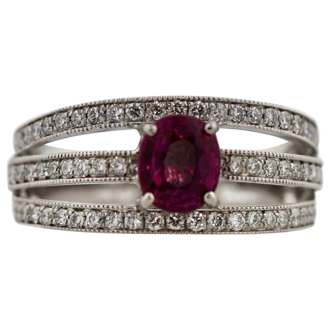 Ruby and Diamond Ring