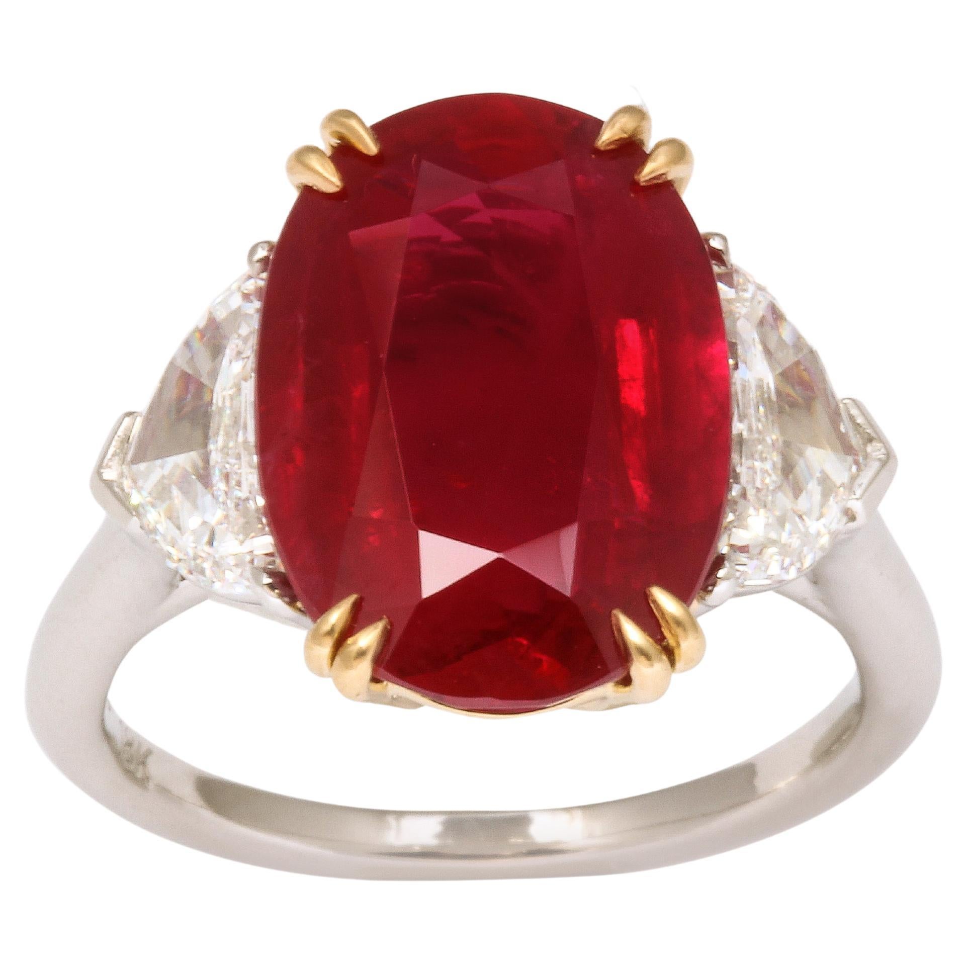 Ruby and Diamond Ring  For Sale
