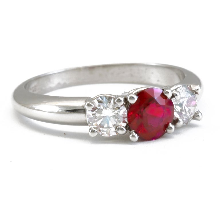 Diana Kim England Ruby and Diamond Engagement Ring in Diana Kim England Ruby and Diamond Engagement Ring in