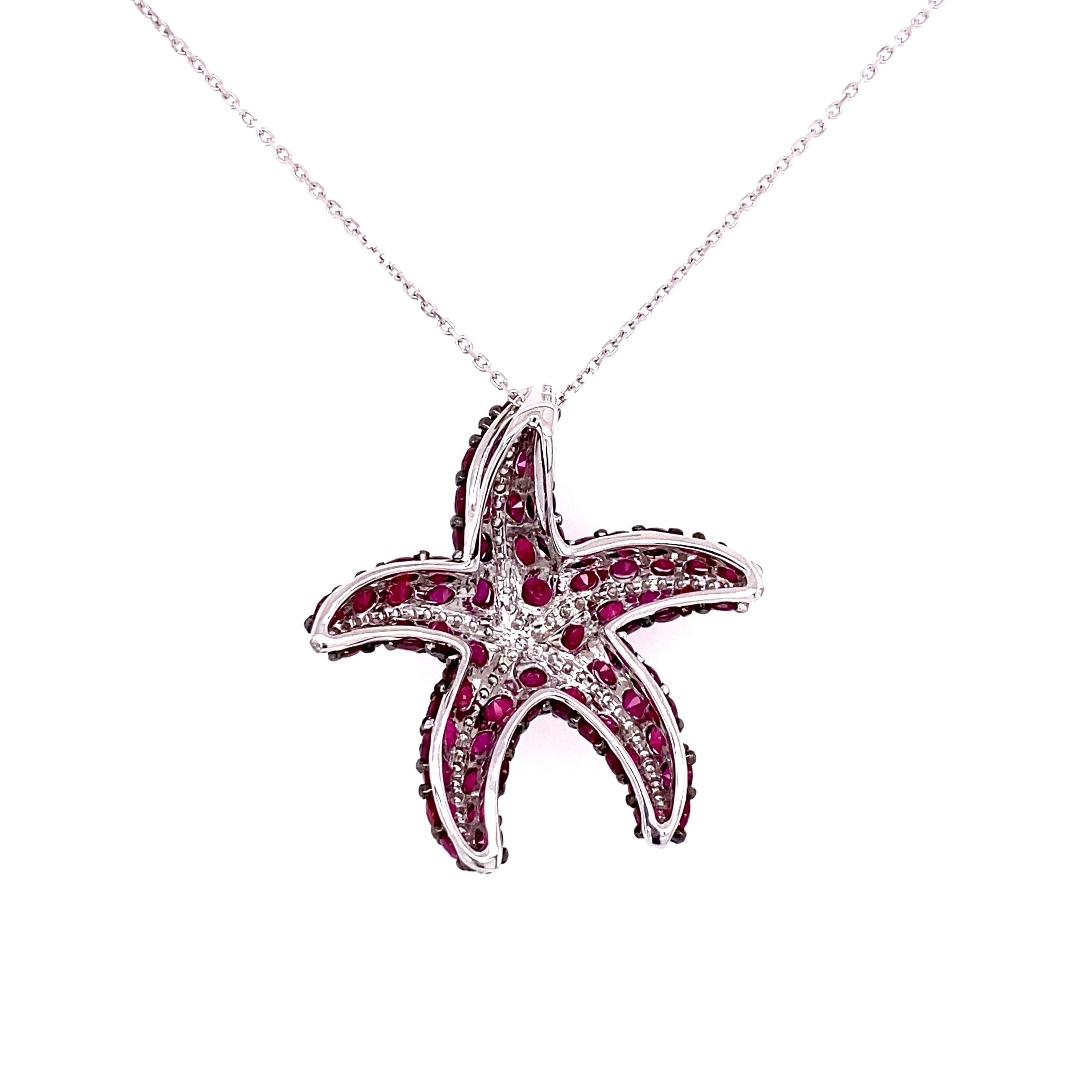 starfish diamond necklace